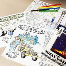 All rights belong to their respective owners. The Great Gatsby Coloring By Number Pages By Julie Faulkner Tpt