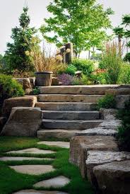 Top 70 Best Stepping Stone Ideas Hardscape Pathway Designs Landscape Steps Landscape Design Garden Steps