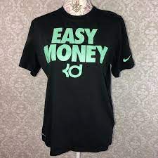 Nike women's dunk sky high print. Nike Shirts Nike Kd Easy Money Tshirt Poshmark