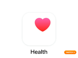 The apple health icon shows that an app works with healthkit and the health app. Apple Health App Icon Ios 13 V2 Health App Health Apps Iphone Apple Health