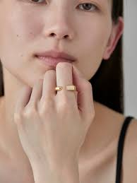 Calla Lily Ring Diamond -Gold -