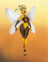 Hallee the Honey Bee Sexy Pinup by FurryPinups 
