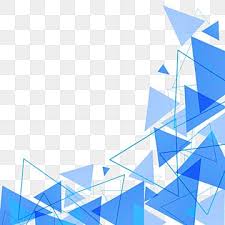 Geometric Blue Business Frame In 2021 Geometric Background Clip Art Borders Kids Planner