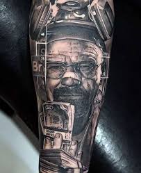 50 Breaking Bad Tattoo Designs For Men Walter White Ink Ideas Tattoo Designs Men Breaking Bad Tattoo Bad Tattoos