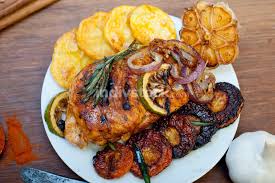 Maybe you would like to learn more about one of these? Roasted Grilled Bbq Chicken Breast With Herbs And Spices Food Drink Indivstock