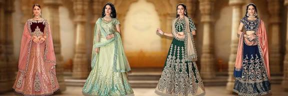 Indian Bridal Designer Lehenga Online for Women | InMonarch