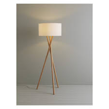 Lansbury Ash Wooden Tripod Floor Lamp Base Wooden Tripod Floor Lamp Floor Lamps Uk Oak Floor Lamp