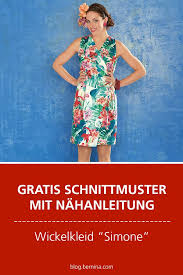 Klicken sie den gewünschten schnitt in der übersicht an (weitere schnitte. Kleid Nahen Gratis Schnittmuster Und Anleitung Fur Ein Wickelkleid