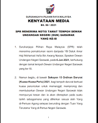 Berdasarkan kepada perlembagaan malaysia pilihan raya ditetapkan setiap lima tahun sekali. Suruhanjaya Pilihan Raya Malaysia Sprgovmy Twitter