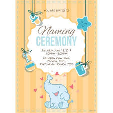 Create a baby naming ceremony, louth, lincolnshire. 37 Naming Ceremony Invitations Psd Ai Free Premium Templates