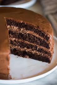 Chocolate Cake With Chocolate Mousse Filling Recipe Chocolate Mousse Cake Filling Homemade Chocolate Cake Chocolate Cake Recipe Moist