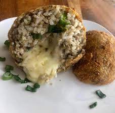 Homemade Pepper Jack Stuffed Boudin Balls Boudin Balls Boudin Recipe Homemade Sausage Recipes