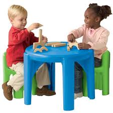 Bright Bold Table And Chair Set Kids Table And Chairs Kids Activity Table Little Tikes
