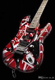 Rare Heavy Relic Edward Van Halen Frankenstein Black White Stripe Red St Electric Guitar Original Floyd Rose Tremolo Alder Body Maple Neck Electric Guitar And Amp Baritone Electric Guitar From Ac Dc 392 88 | looking for the best eddie van halen wallpaper? alder body maple neck electric guitar