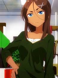 Pin By Paola Dos On Cosplay Anime In 2020 Anime Brown Hair Dark Skin Girls Dark Skin
