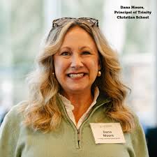 Meet Dana Moore, principal of Trinity Christian School! With over a decade  at her school and five years of leadership as principal, Dana is deeply  committed to the mission of Christian education.