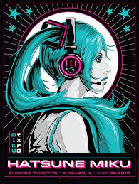 Image Of Hatsune Miku Chicago Il Poster Hatsune Miku Chicago Poster Miku