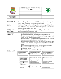 Pertumbuhan tinggi/panjang badan tidak seperti berat badan, relatif kurang sensitif pada masalah kekurangan gizi pada waktu singkat (anggraeni, 2012). Doc Sop Mengukur Tinggi Fundus Uteri Docx Ahmad Wasil Academia Edu