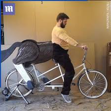 Maybe you would like to learn more about one of these? Daily Mail Artist Turns Tandem Bike Into Centaur Bike Facebook