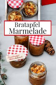 Rezept Bratapfel Marmelade Geschenk Aus Der Kuche Rezept Gebratene Apfel Lebensmittel Essen Marmelade
