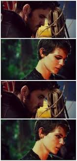 Captain Hook And Peter Pan I Just Love That In The Once Upon A Time Version Hook Becomes A Hero Of Sorts And Pe Once Upon A Time Captain Hook Peter