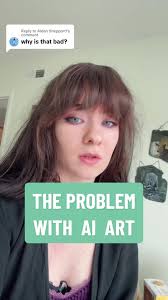 Replying to @Aidan Sheppard i hope this helps to explain why people don't  like AI art #aiart #artistsoftiktok #artist #selkiedress #selkie  #selkiecontroversy #fashiontok #fashion #artisttok AI art ...