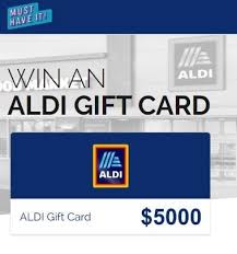 They can be hard to find on there. Win An Aldi Giftcard Worth 5000 Aldi Gift Card Best Gift Cards Free Printable Cards