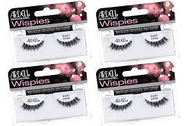 Premium lash in ardell's collection made with 100% premium grade human hair; Amazon Com Ardell False Eyelashes Baby Demi Wispies Black 4 Pack Beauty