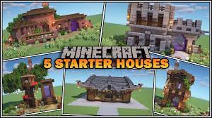 Dabossgaming220 2 years ago • posted 2 years ago. 5 Starter Houses With Nether Portals For Minecraft 1 16 Youtube