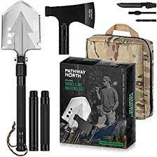 Amazon Com Pathway North Camping Axe And Survival Shovel Stainless Steel Multi Tool Folding Shovel And Surviva Survival Hatchet Camp Axe Best Camping Knife
