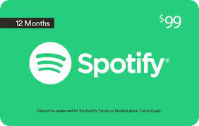 To redeem, please visit www.spotify.com/redeem(www.spotify.com/redeem.). Spotify 99 Egift The Gift Of Choice