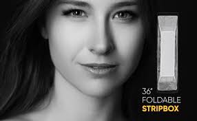 Amazon.com : Buff 10" x 36" Foldable Stripbox Softbox with Speedring  Compatible with Paul C. Buff Balcar Mount Flash Heads