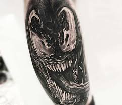 Because of his shape, an artist can another cool venom tattoo idea is spiderman bursting out of the symbiote suit. Venom Tattoo By Bolo Art Tattoo Post 20511