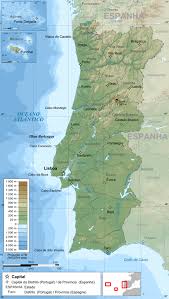 Evolução das fronteiras da península ibérica ao longo dos últimos 3000 anos. File Portugal Topographic Map Pt Png Wikimedia Commons