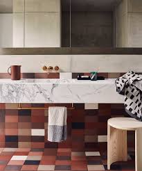 Uncredited photo found on what a wonderful home Bathroom Wall Ideas Striking Finishes For Washroom Walls Homes Gardens