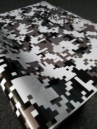 Black And White Camo Vinyl Wrap White Digital Camo Camouflage Vinyl Wrap Digital Camo Vinyl Wrap Camo Wraps