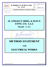 Circuit breaker directory label sticker for door panel, reusable marker sign labels for electrical panel. Pdf Method Statement For Electrical Works à¸ž à¹€à¸Šà¸©à¸ à¸› à¸™à¸à¸²à¸à¸ˆà¸™à¹‚à¸• Academia Edu