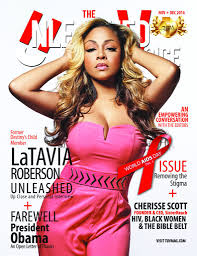 LaTAVIA ROBERSON: UP CLOSE AND PERSONAL IN TUV MAGAZINE