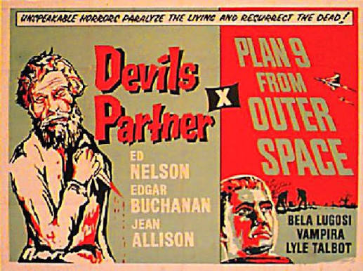 Devil's Partner / Plan 9 from Outer Space Original 1961 British Quad Movie  Poster - Posteritati Movie Poster Gallery