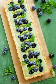 Tart S Kremom S Chaem Matcha I Yagodami Gateaux Et Desserts Tarte Et Mini Tarte