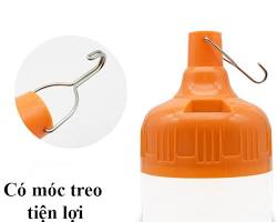 Bóng đèn build tích điện (đui màu cam) 100w