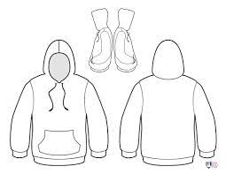 Hoodie Outline For Students To Design Their Own Hoodie Great For School Clubs Hoodie Outline Outline Designs Spirit Clothing