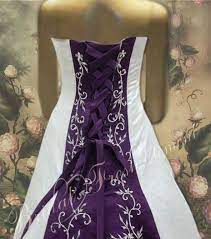 Pin By Faith M N On Wedding Dress Purple Wedding Dress Blue Wedding Dress Royal Colored Wedding Dresses
