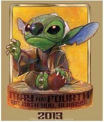 Stitch As Yoda Lilo And Stitch Memes Stitch Drawing Cute Disney Drawings