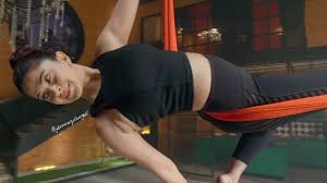 Jennifer Winget Doing Aerial Yoga Jenniferwinget Beyhadh2 Mayaagain Mayajaisingh Jennifer Winget Beyhadh Jennifer Winget Jennifer