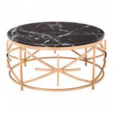 Well, to be honest, it's any season's look. Alvaro Black Marble Coffee Table Modern Furniture Coffee Tables