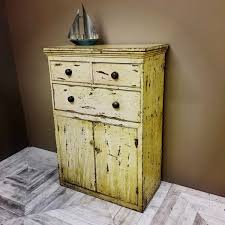victorian painted pine kitchen cupboard