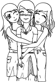 Use some creative and different method of coloring including using colorful dough colored pencils melted crayon bit of imaginations. Best Friends Coloring Pages Best Coloring Pages For Kids Best Friend Drawings Drawings Of Friends Cute Best Friend Drawings