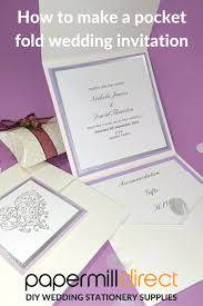 Check spelling or type a new query. Diy Wedding Stationery How To Make A Pocket Fold Wedding Invitation