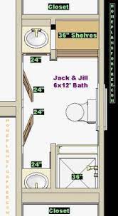 This is an efficient bathroom, and, it just plain for a soaking tub, you'll want at least a footprint of 3' x 6' (although some vessel tubs can be smaller or more compact). Free Bathroom Plan Design Ideas Jack And Jill 6x12 Bathroom Design Ideas Jack And Ji Bathroom Design Plans Small Bathroom Design Plans Master Bathroom Layout